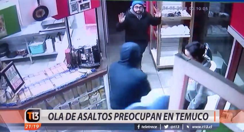 [VIDEO] Ola de asaltos preocupan en Temuco