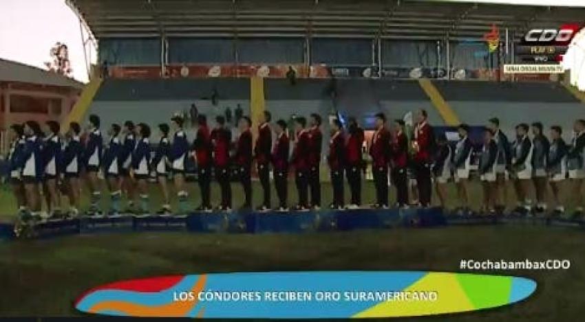[VIDEO] "Valientes soldados": Organización de los Juegos Suramericanos comete error en himno chileno