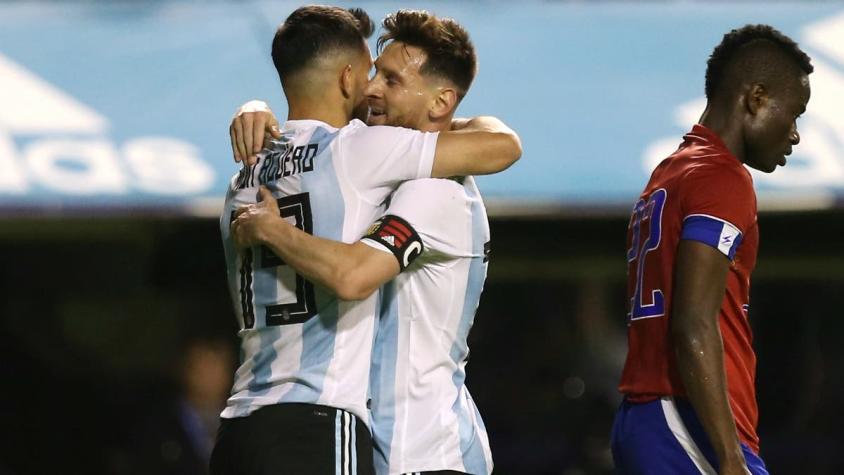 Argentina se despide de su hinchada con goleada sobre Haití en la previa de Rusia 2018