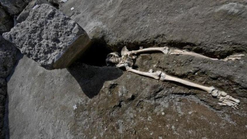 El "espectacular" hallazgo del esqueleto de un habitante de Pompeya víctima de la erupción Vesubio