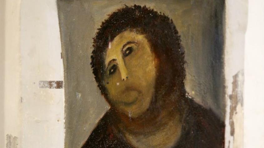 [VIDEO] Le salió rival al Ecce Homo: Restauración de escultura de San Jorge es comparada con Tintín