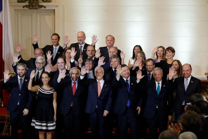 46,5% de encuestados declara no conocer a los ministros de Sebastián Piñera