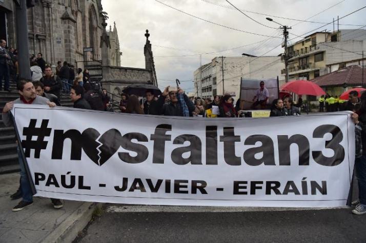 Fiscal de Ecuador asegura que familiares de equipo de prensa viajarán para reconocer los cuerpos