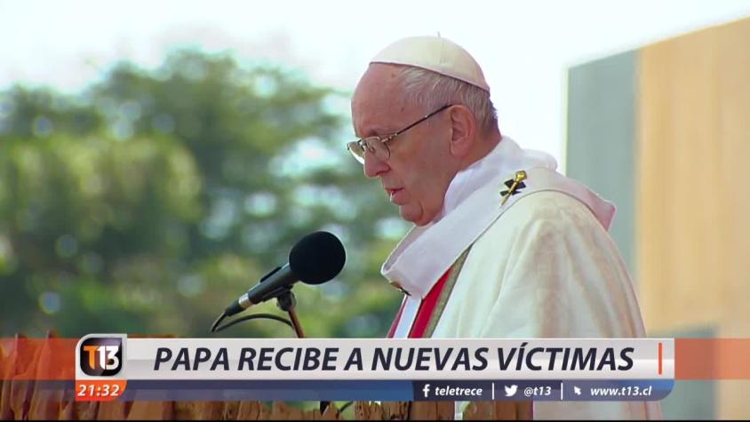 [VIDEO] Papa recibe a nuevas víctimas