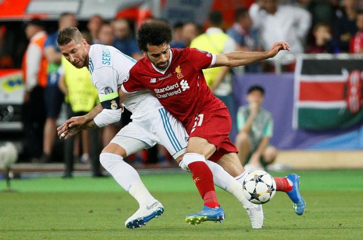 [VIDEO] El registro que exculparía a Ramos de la lesión de Salah en la final de la Champions