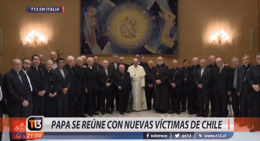 [VIDEO] Papa Francisco se reúne con nuevas víctimas de Chile