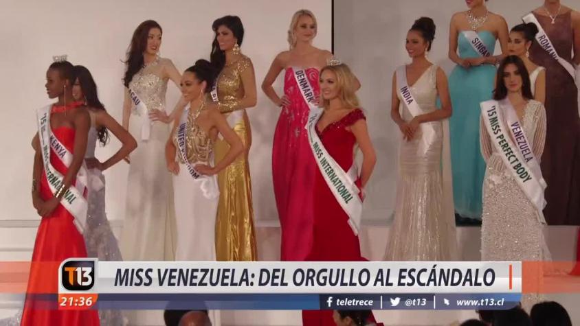 [VIDEO] Miss Venezuela: del orgullo al escándalo