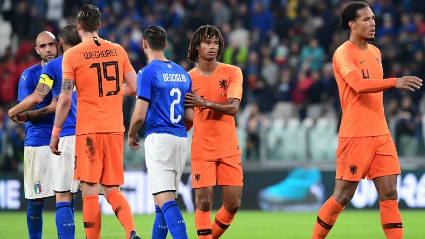 Italia y Holanda empatan en duelo de ilustres ausentes del Mundial de Rusia 2018