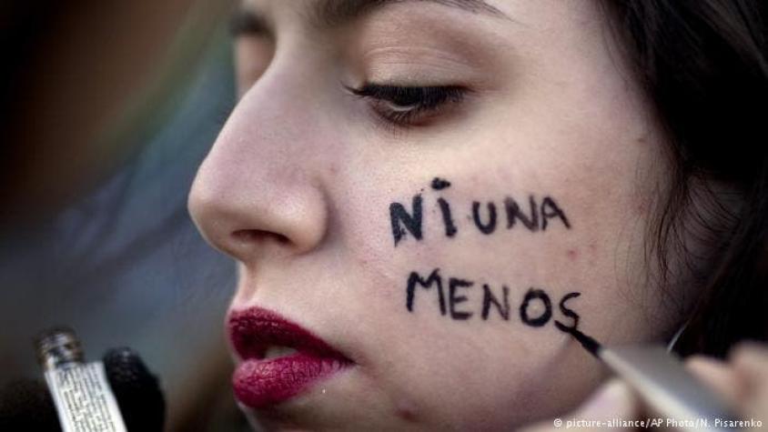 Masiva marcha en Argentina en contra de la violencia machista y por aborto legal