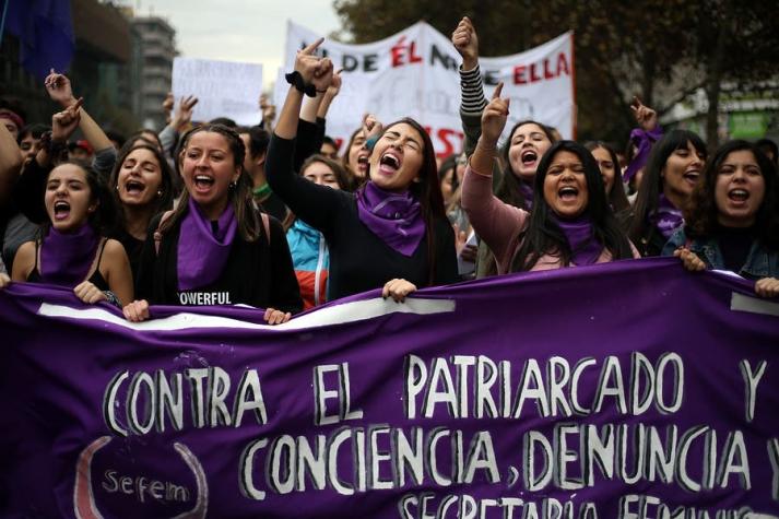Conoce el recorrido que tendrá la marcha feminista de este miércoles en Santiago
