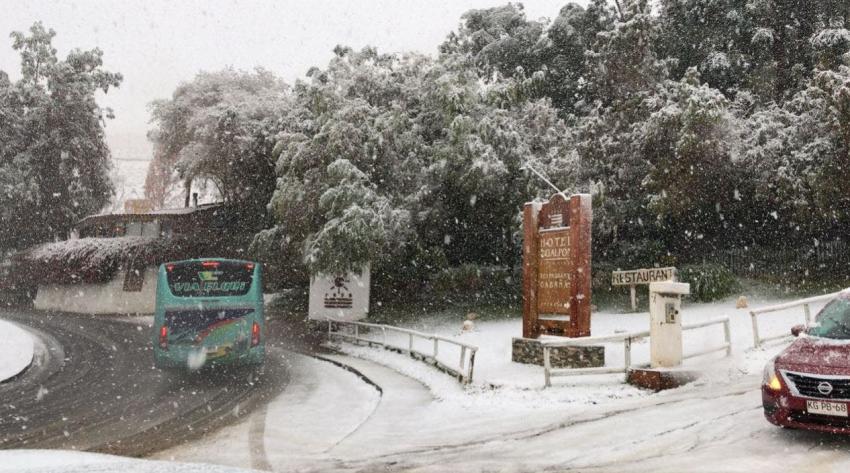 [Minuto a Minuto] Cierran camino de acceso a Paihuano por caída de nieve
