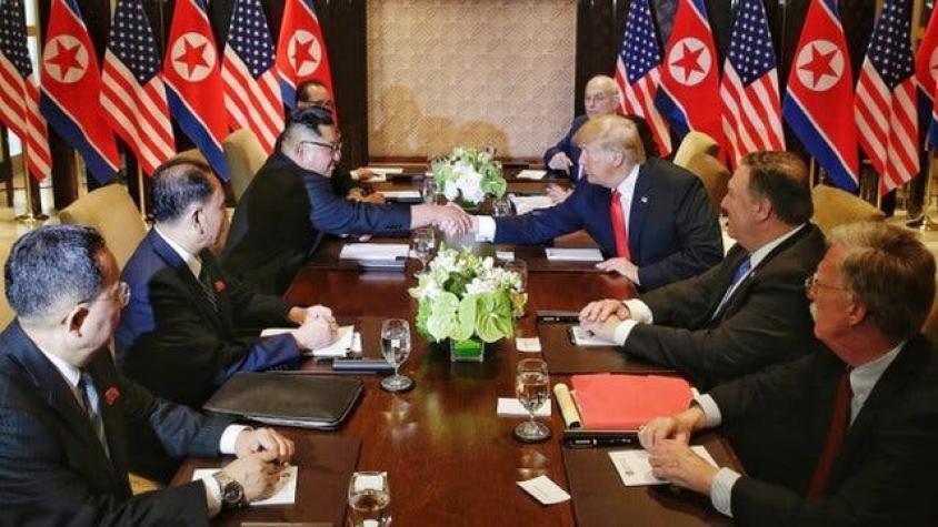 Cumbre Trump-Kim: quién es quién en la foto de la mesa de trabajo