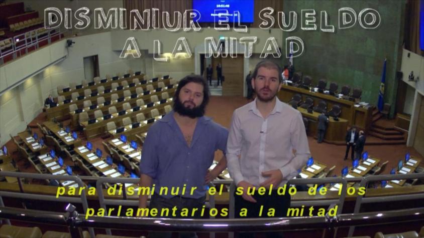 [VIDEO] Se reactiva iniciativa que busca bajar el sueldo de los parlamentarios