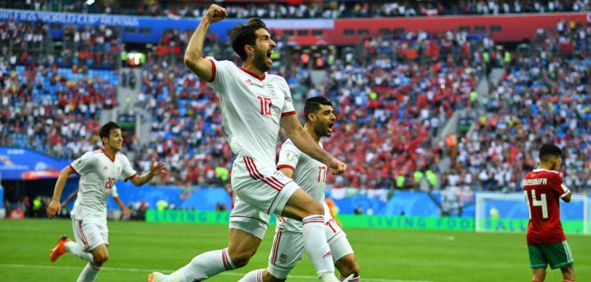 Con autogolazo Irán vence en la agonía a Marruecos por el Grupo B de Rusia 2018