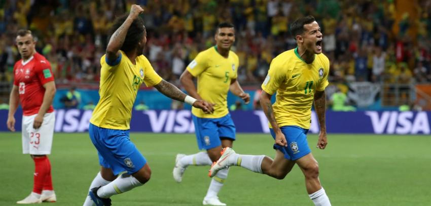 [VIDEO] El golazo de Coutinho con el que Brasil abrió la cuenta frente a Suiza