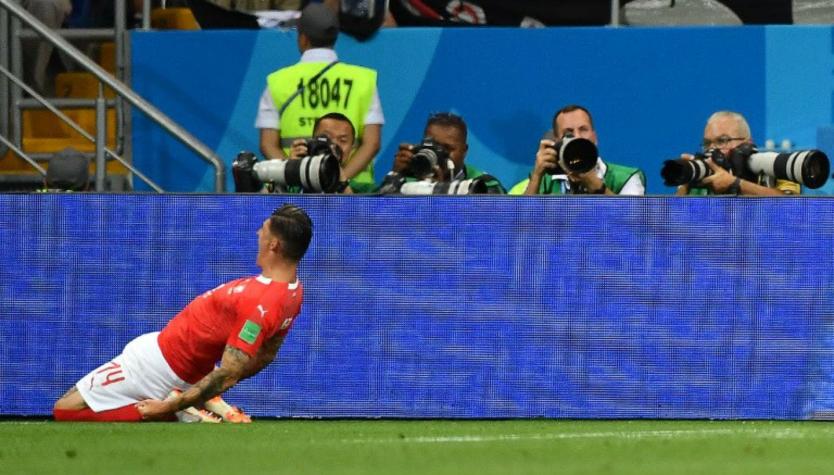 [VIDEO] El cabezazo de Zuber que le dio el empate a Suiza ante Brasil