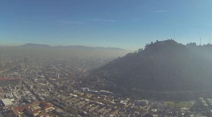[VIDEO] El "gris" panorama respiratorio en la capital