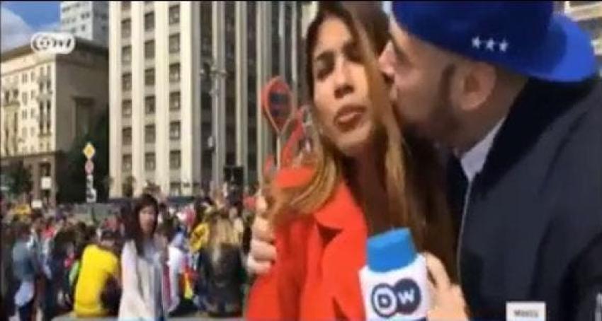 [VIDEO] Hincha ruso que acosó a reportera colombiana se disculpa