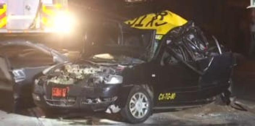[VIDEO] Accidente en ruta 68 deja dos fallecidos tras colisión entre taxi y un camión