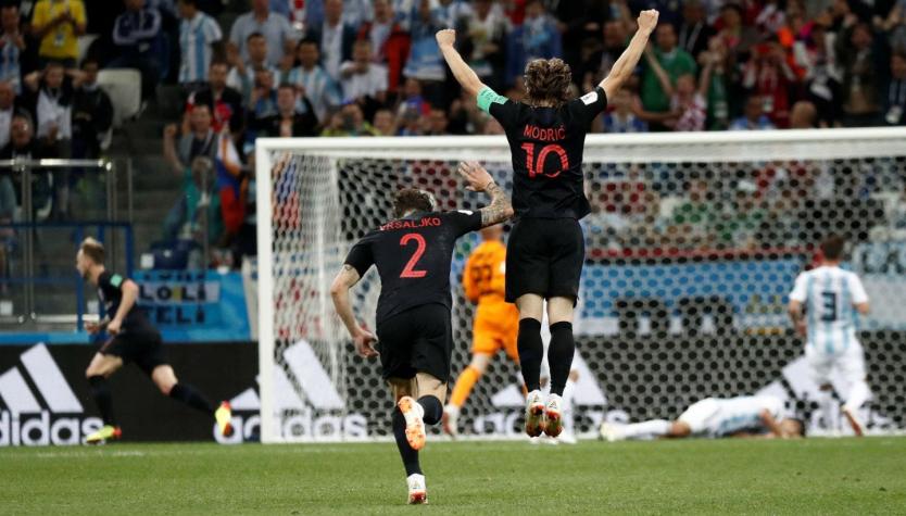 [FOTOS] Hinchas chilenos gozaron con la derrota de Argentina ante Croacia