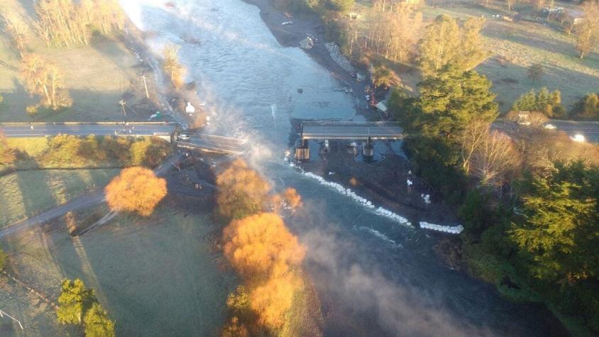 [FOTOS Y VIDEO] Colapso de puente Cancura deja un muerto y seis heridos