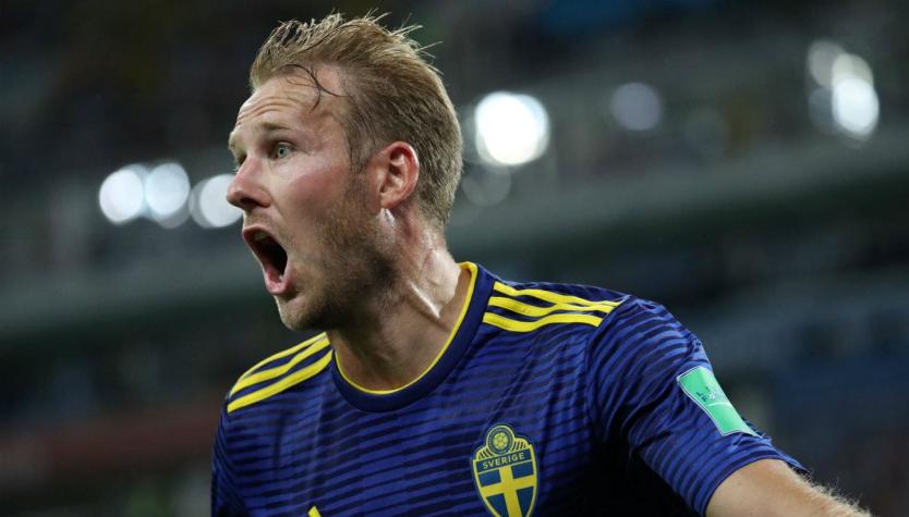 [VIDEO] El gol de Ola Toivonen que abre la cuenta para Suecia sobre Alemania