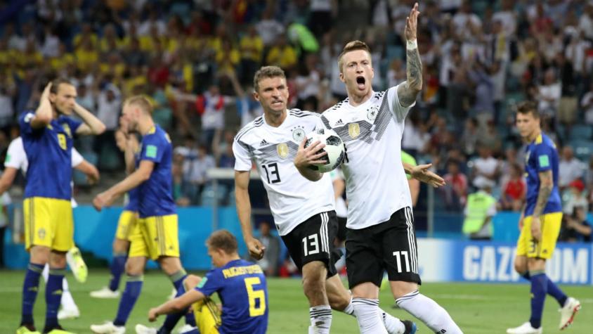 [VIDEO] Alemania vence en la agonía a Suecia para seguir con vida en Rusia 2018