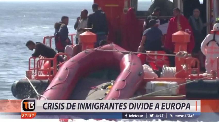 [VIDEO]  Crisis de los inmigrantes en Europa obligó a fijar una reunión de la UE