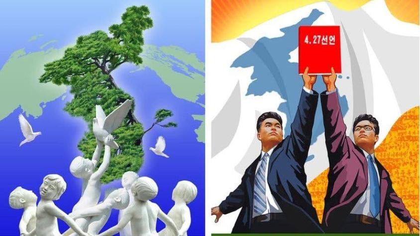 El cambio en la propaganda de Corea del Norte que ya no muestra misiles nucleares apuntando a EE.UU.