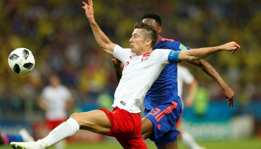 [VIDEO] La tremenda oportunidad que dejó pasar Robert Lewandowski ante Colombia