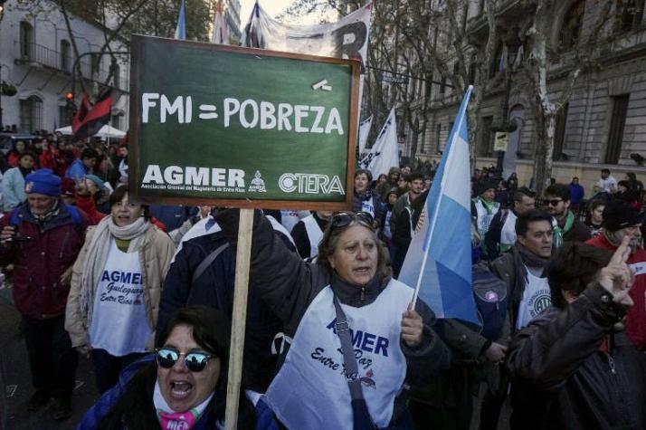 Paro nacional en Argentina: Sindicatos se manifestaron en contra del gobierno de Macri y del FMI