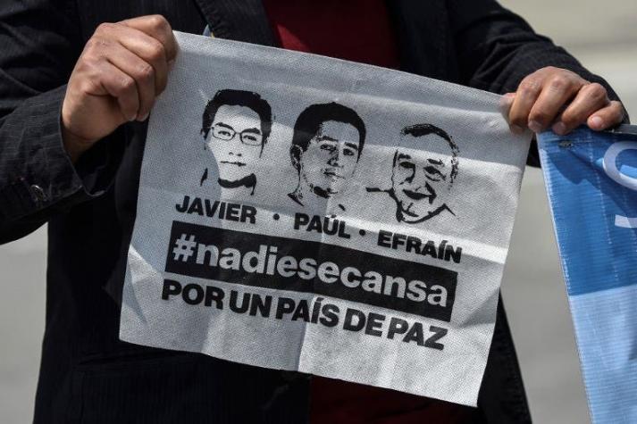 Cuerpos de equipo prensa asesinados en Colombia llegan a Quito este miércoles
