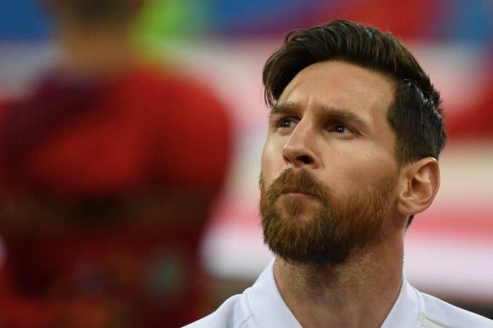 [VIDEO] ¿Emocionado? Así reaccionó Messi cuando se entonó el himno de Argentina frente a Francia