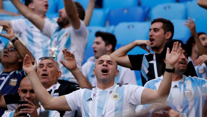 [VIDEO] Así vivieron el himno argentino jugadores e hinchas en Rusia