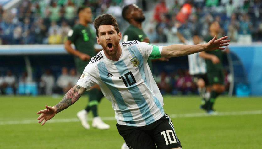 [VIDEO] La arenga de Lionel Messi antes del segundo tiempo ante Nigeria