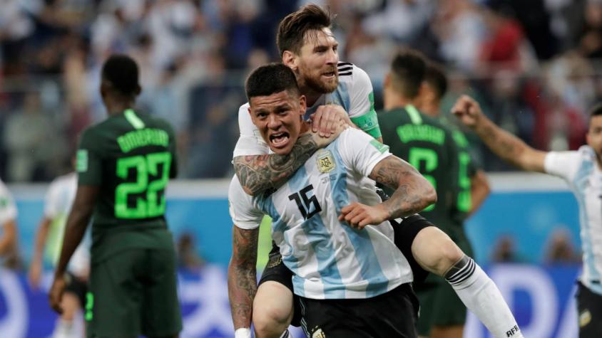 [VIDEO] Argentina vence sobre la hora a Nigeria y avanza a octavos del Mundial