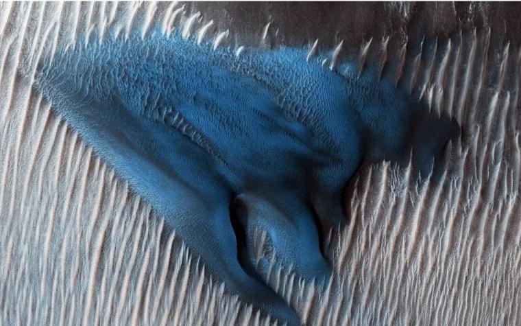 [VIDEO] La NASA muestra las sorprendentes "dunas azules" de Marte