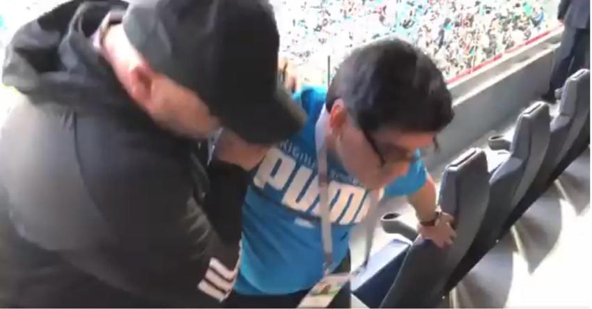 [VIDEO] Diego Maradona debió recibir asistencia médica tras clasificación de Argentina