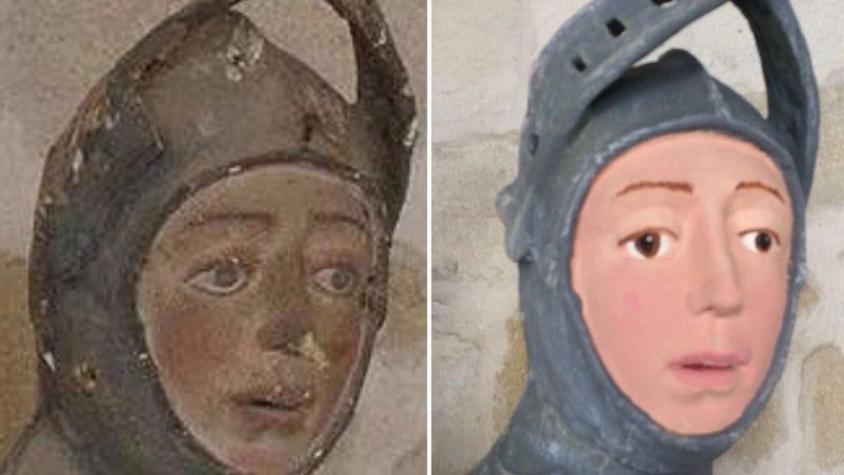 ¿Otro Ecce Homo?: la escultura del San Jorge de Estella pasa por una "terrorífica" restauración