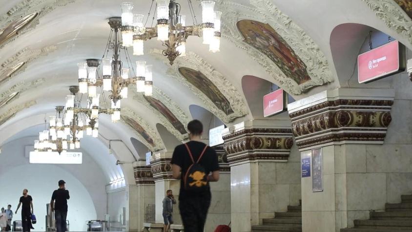 [VIDEO] T13 en el mundial de Rusia: Al estadio en el metro de Moscú