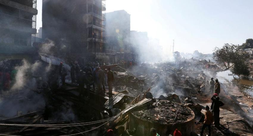 Incendio en mercado de Kenia deja a 15 personas fallecidas