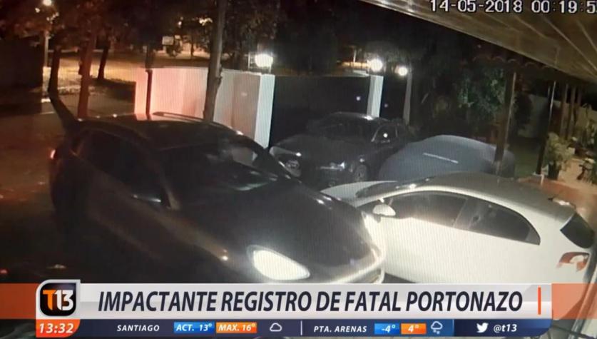 [VIDEO] El registro clave del asesinato de joven durante portonazo en Lo Barnechea