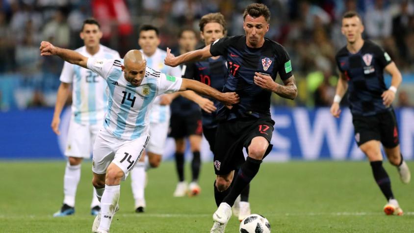[VIDEO] Mascherano versus Mandzukic: Lo que no se vio del duelo entre Argentina y Croacia