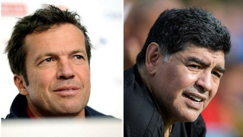 La dura crítica de Lothar Matthaus a Diego Maradona