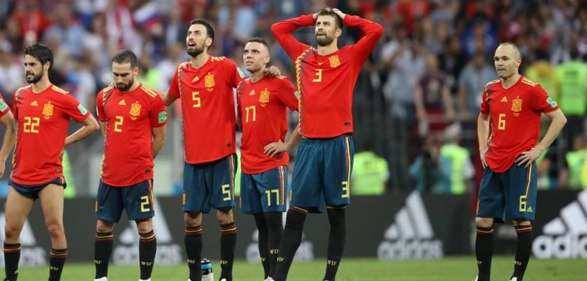 [FOTOS] Las caras de la eliminación: Llanto y desazón en Selección Española tras adiós al Mundial