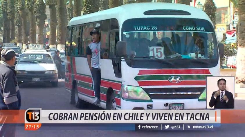 [VIDEO] Cobran pensión en Chile y viven en Tacna