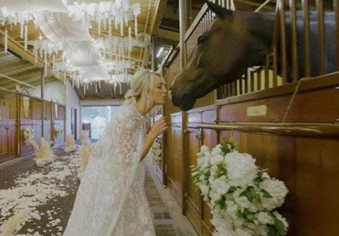 El día más feliz de Kaley Cuoco, actriz de "The Big Bang Theory": fotos de su boda en un establo