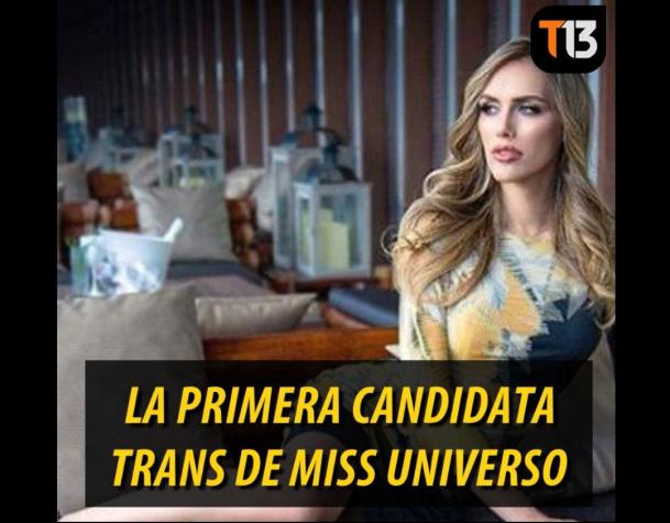 [VIDEO] La primera candidata trans de Miss Universo