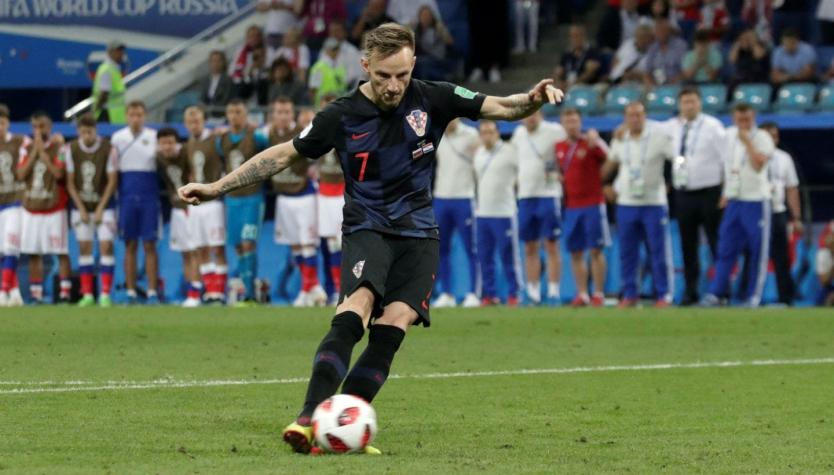 [VIDEO] El penal de Rakitic que clasificó a Croacia a semifinales
