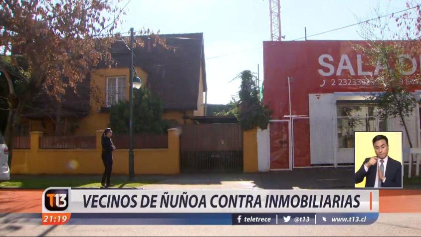 [VIDEO] Vecinos de Ñuñoa contra Inmobiliarias